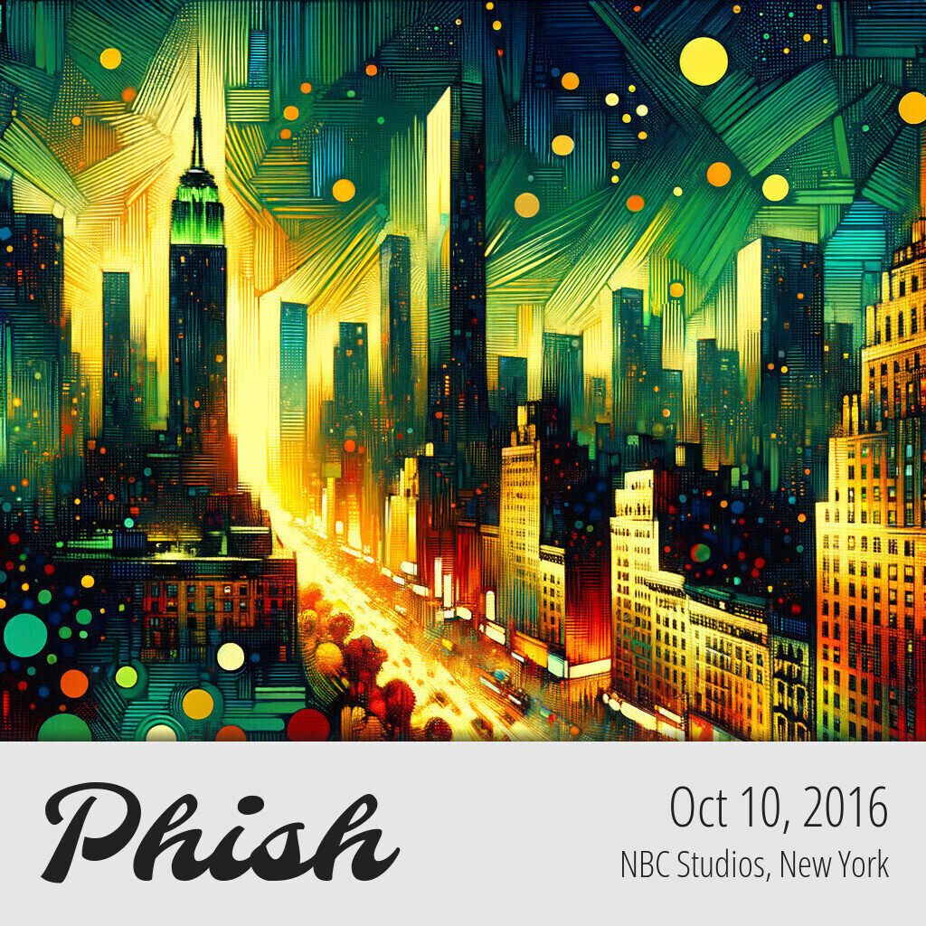 Mon, October 10, 2016 album cover